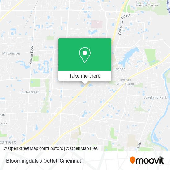 Bloomingdale's Outlet map