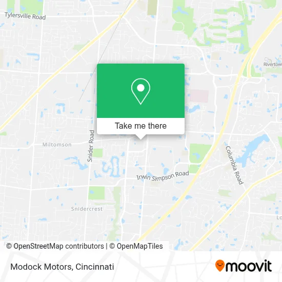 Modock Motors map