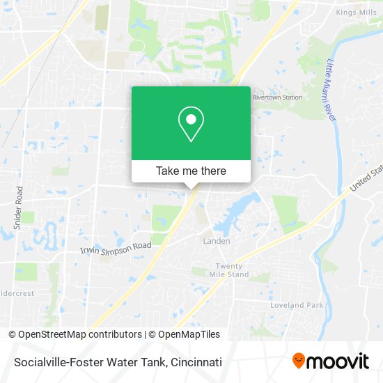 Socialville-Foster Water Tank map