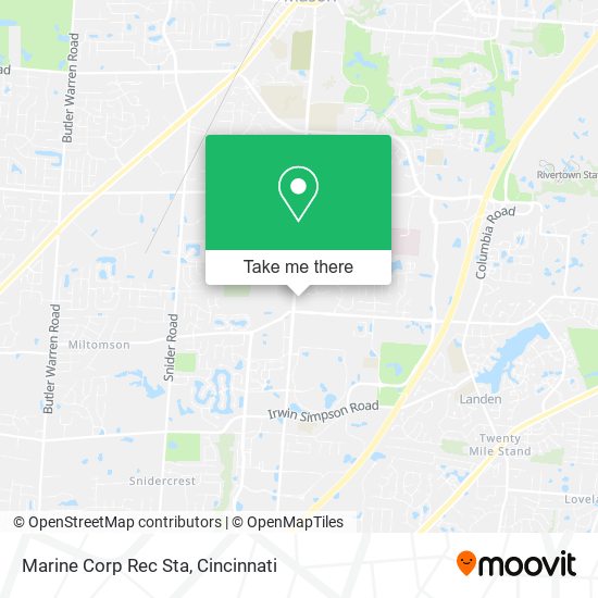 Marine Corp Rec Sta map