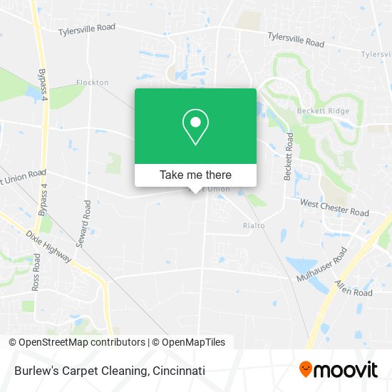 Mapa de Burlew's Carpet Cleaning