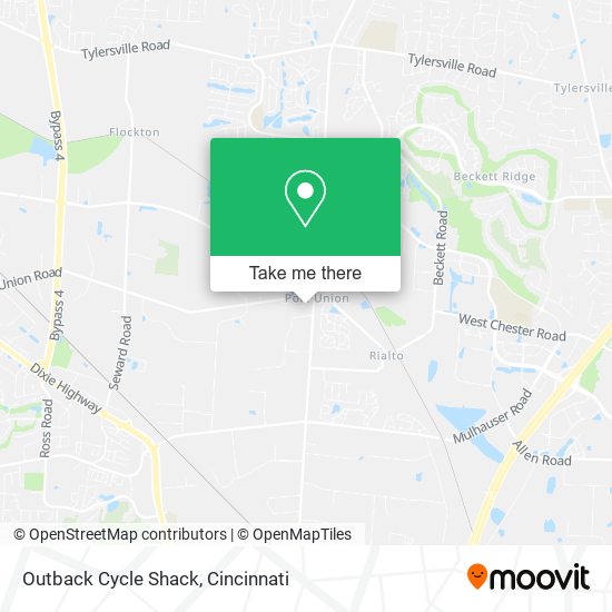 Mapa de Outback Cycle Shack