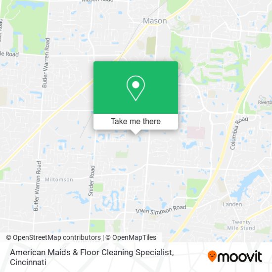 American Maids & Floor Cleaning Specialist map