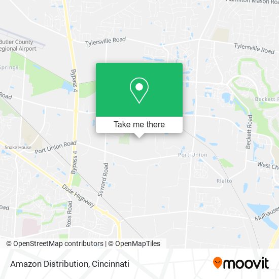 Mapa de Amazon Distribution