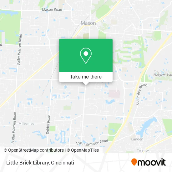 Little Brick Library map