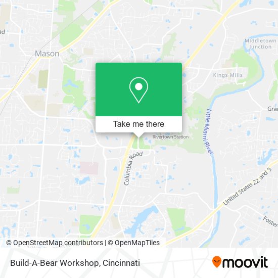 Build-A-Bear Workshop map