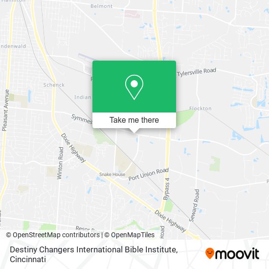 Mapa de Destiny Changers International Bible Institute