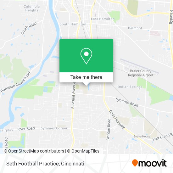 Seth Football Practice map