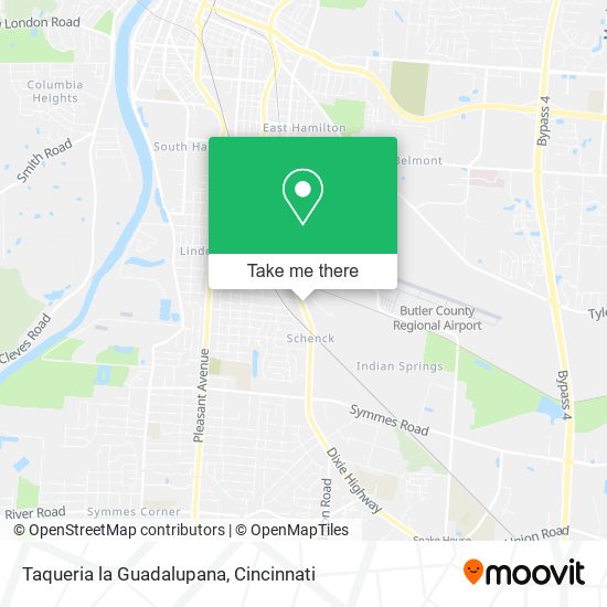 Taqueria la Guadalupana map