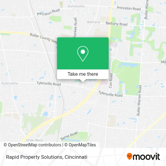 Rapid Property Solutions map