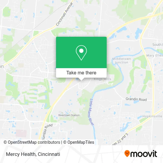 Mercy Health map