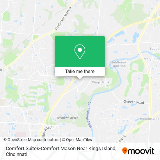 Comfort Suites-Comfort Mason Near Kings Island map