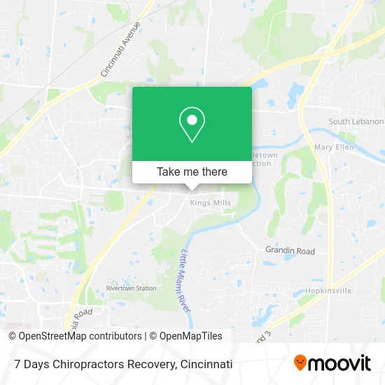 7 Days Chiropractors Recovery map