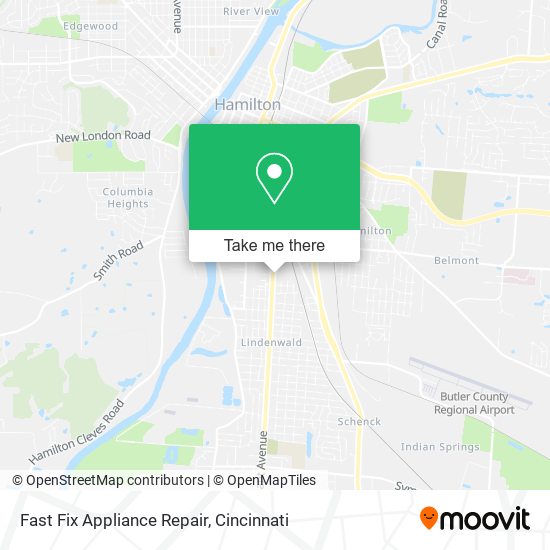 Mapa de Fast Fix Appliance Repair