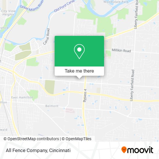 All Fence Company map