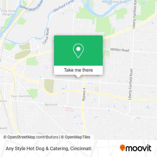 Any Style Hot Dog & Catering map