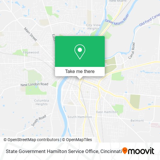 State Government Hamilton Service Office map