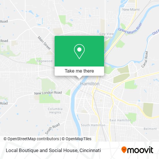 Mapa de Local Boutique and Social House