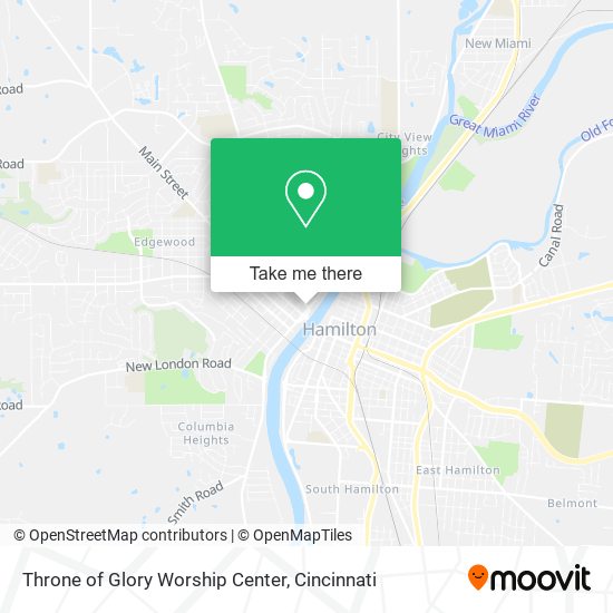 Throne of Glory Worship Center map