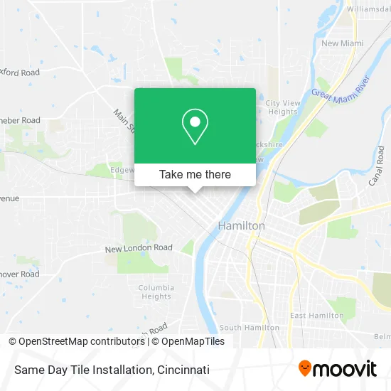 Mapa de Same Day Tile Installation