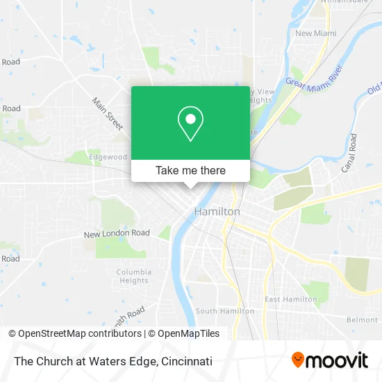 The Church at Waters Edge map