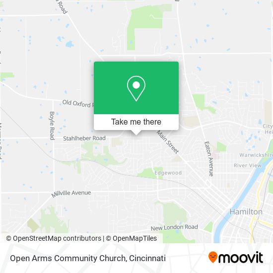 Open Arms Community Church map