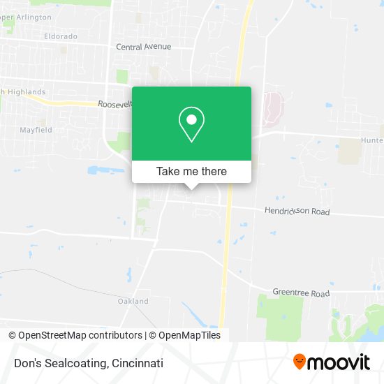 Mapa de Don's Sealcoating