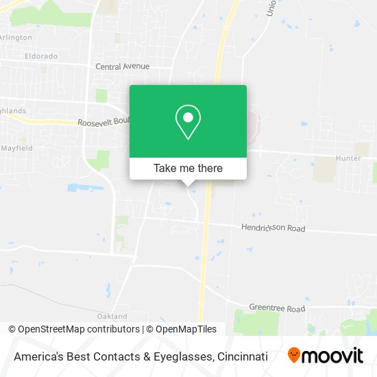 Mapa de America's Best Contacts & Eyeglasses