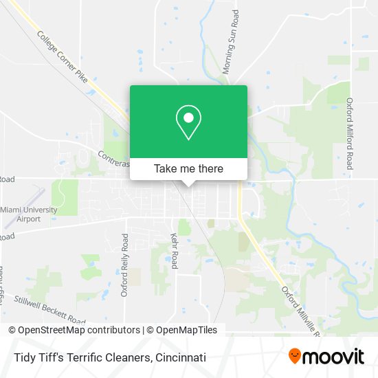 Tidy Tiff's Terrific Cleaners map