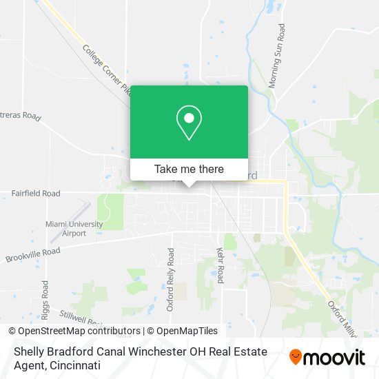 Shelly Bradford Canal Winchester OH Real Estate Agent map