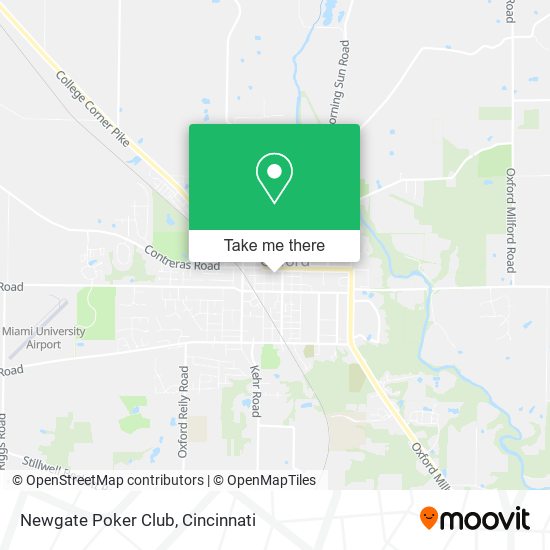 Newgate Poker Club map
