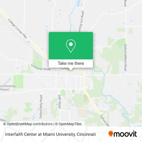 Mapa de Interfaith Center at Miami University