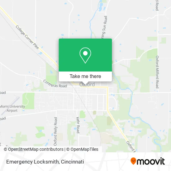 Emergency Locksmith map