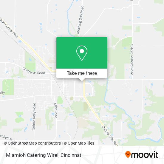 Mapa de Miamioh Catering Wirel