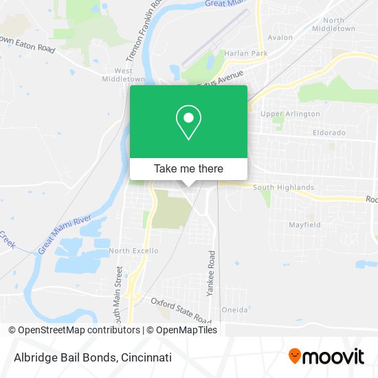 Albridge Bail Bonds map