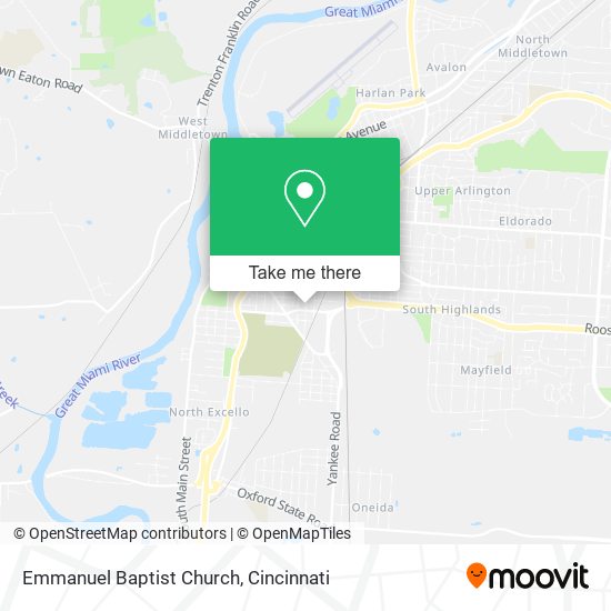 Mapa de Emmanuel Baptist Church
