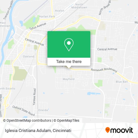 Iglesia Cristiana Adulam map