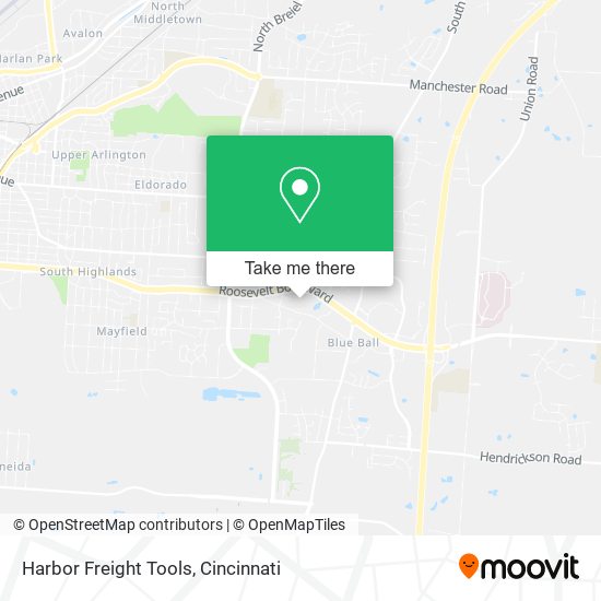 Mapa de Harbor Freight Tools