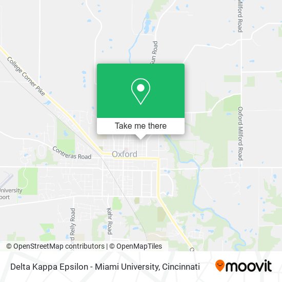Delta Kappa Epsilon - Miami University map