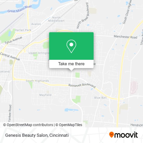 Genesis Beauty Salon map