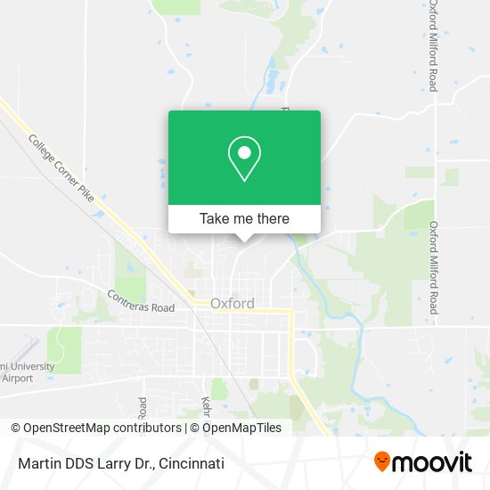 Martin DDS Larry Dr. map
