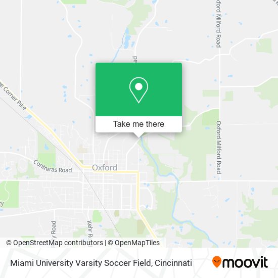 Miami University Varsity Soccer Field map