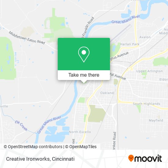 Creative Ironworks map