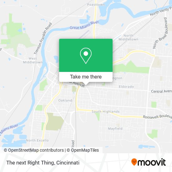 The next Right Thing map