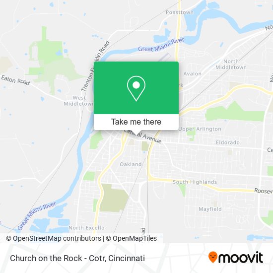 Church on the Rock - Cotr map