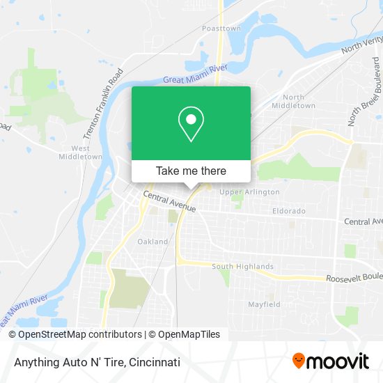 Anything Auto N' Tire map