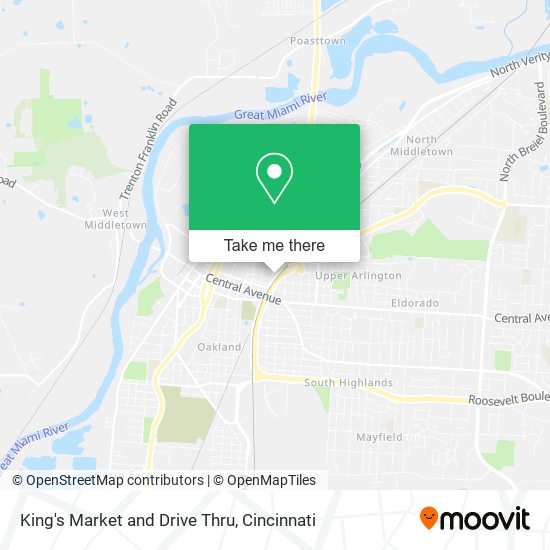 Mapa de King's Market and Drive Thru