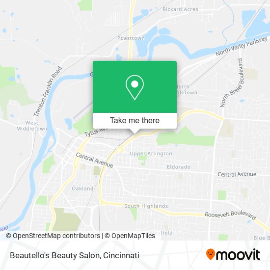 Mapa de Beautello's Beauty Salon
