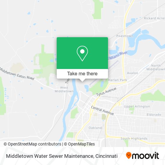 Middletown Water Sewer Maintenance map
