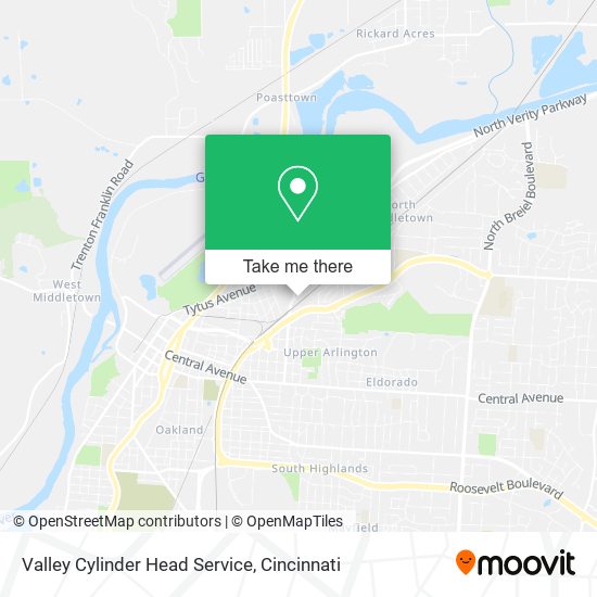 Valley Cylinder Head Service map